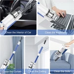 Whall Ev-691 Cordless Stick Vacuum Cleaner 250w Brushless Motor - White/blue. Fixed Price $103.46.