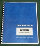 Tektronix 520 / R520 Instruction Manual: W/11"x17" Foldouts & Protective Covers. Fixed Price $45.00.
