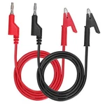 Sumnacon Multimeter Banana Plug To Crocodile Alligator Clip Test Probe, 1 M. Fixed Price $15.37.