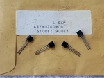 Four New Heathkit Transistors #417-260 For Gr-3000/ Io-4205/ Im-5238. Fixed Price $14.50.