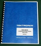 Tektronix Csa 803a Service Manual: W/ 11"x17" Foldouts & Protective Covers. Fixed Price $40.00.