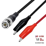 Pngknyocn 3 Feet Bnc Q9 To Double Alligator Clip Test Cable Probe Leads 1m. Fixed Price $17.30.