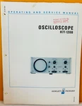 Hp 00120-90902 1968 Model H77-120b Oscilloscope Operating & Service Manual.. Fixed Price $39.99.