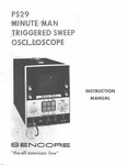Triggered Sweep Oscilloscope Manual & Schematics Sencore Ps-29 Minute Man 1975. Fixed Price $18.23.