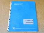 Tektronix 647a Oscilloscope User Manual W/ Schematics (original). Fixed Price $20.00.