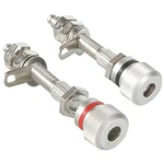 Dayton Audio Bpa-38sn Hd Binding Post Pair Satin Nickel. Fixed Price $17.44.