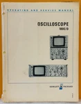 Hp / Agilent 00180-90915 1971 Model 180c/d Oscilloscope Oper & Service Manual.. Fixed Price $49.99.