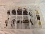 Box Assorted Allen Bradley Composition Resistors Radio Ham 300k 4.7k 22k Electr. Fixed Price $72.84.