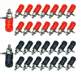 30 Red Banana Sockets, Jack Connector, Screw Terminals. Fixed Price $17.09.