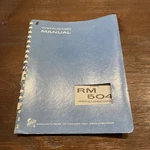 Tektronix Type Rm504 Oscilloscope Instruction Manual 070-305. Fixed Price $13.22.