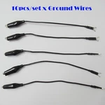 Oscilloscope Scope Probe Ground Wires Alligator Clip Part For Tektronix Ulead. Fixed Price $14.90.