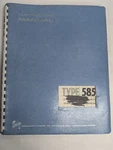 Tektronix Instruction Operator Service Manual Oscilloscope Type 585 Cathode Ray. Fixed Price $26.24.