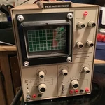 Vintage Heathkit 10-102 Oscilloscope. Fixed Price $89.99.
