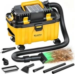Ecarke 2.5 Gal Cordless Wet Dry Vacuum Compatible With Dewalt 20v Battery, 3-in-. Fixed Price $168.73.