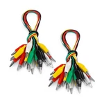 20 Pcs Alligator Clips Electrical, 5-color 21.5inch Test Leads With Alligator.... Fixed Price $9.83.