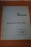 Hp Hewlett Packaard Oscilloscope 140a Operating And Service Manual. Fixed Price $49.95.
