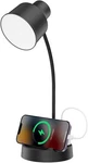 Energetic Led Desk Lamp With Phone Holder, Table Ac Outlet, Black. Fixed Price $28.88.