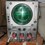 Kikusui Crt Oscilloscope Model 555g 1 Mhz 2 Channel. Fixed Price $315.00.