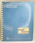 Tektronix Inc Vintage 1963 Type Rm 504 Oscilloscope Instruction Manual. Fixed Price $17.99.