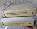 Hp 54501a Oscilloscope Operation And Programming Manuals. Fixed Price $34.99.