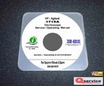 Hp 1715a Oscilloscopes Service - Operating Manual Cd With 25" X 11" Diagrams. Fixed Price $12.00.