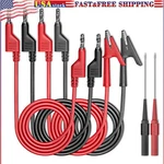 Test Leads Kit Alligator Clips Cable 4mm Banana Plug To Wire. Fixed Price $16.99.