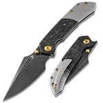 Kansept Fenrir Pocket Knife, 3.48" Blackwash Cpm S35vn Harpoon Blade, Titaniu.... Fixed Price $229.96.