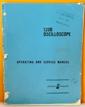 Hp 01260-2 1965 Model 120b Oscilloscope Operating & Service Manual.. Fixed Price $39.99.