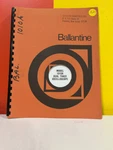 Ballantine 90100271d Model 1010a Dual Trace Oscilloscope Instruction Manual. Fixed Price $49.99.