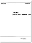 Tektronix 494ap Programming Manual: Comb Bound & Protective Plastic Covers. Fixed Price $33.00.
