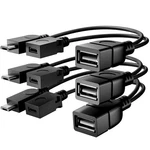 3-pack Micro Usb Otg Cable W/ Power For Fire Tv Stick Android Host Adapter. Fixed Price $9.85.