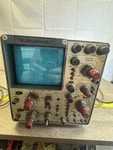 Vintage Telequipment D67 Oscilloscope By Tektronix Powers On, Clean Beam. Fixed Price $132.00.