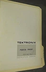Tektronix P6053a Probe Instruction Manual 010-6053-03. Fixed Price $20.00.