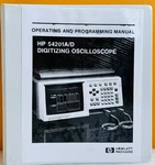 Hp 54201-90901 Model 54201a/d Digitizing Oscilloscope Oper & Programming Manual.. Fixed Price $49.99.