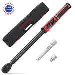 Digital Torque Wrench 8ft 1 2 Inch 1% Accuracy 250.8ft.lb 340nm Led 8-250 Buzzer. Fixed Price $158.99.