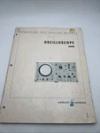 Hp 140a Oscilloscope Operating & Service Manual 1968. Fixed Price $19.99.
