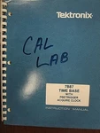 Tektronix 7b87 Time Base W/ Pre-trigger Acquire Clock Inst. Manual Rev. Apr 1987. Fixed Price $20.00.