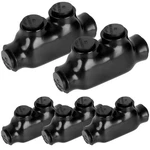 5 Pcs Insulated Wire Connectors Black In-line Splice Connector 2 Port Multi C.... Fixed Price $56.37.