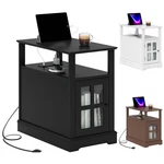 Homcom Side Table With Charging Station Usb Ports. Fixed Price $36.99.