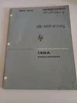 Hp 140a Oscilloscope Operating & Service Manual. Fixed Price $11.64.