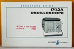 Hp 01742-90902 1978 Model 1742a Oscilloscope Operator's Guide Manual.. Fixed Price $39.99.