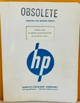 Hp 415b002-1 Model 415b Standing Wave Indicator Instruction & Service Manual.. Fixed Price $39.99.