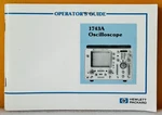 Hp 01743-90906 1980 Model 1743a Oscilloscope Operator's Guide Manual.. Fixed Price $39.99.