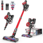 V12 Cordless Stick Vacuum Cleaner With Telescopic Vac Tube + Led Brush (red). Fixed Price $65.99.