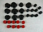 Lot Of 20 Tektronix Oscilloscope Knobs Type 500 Series. Fixed Price $49.98.